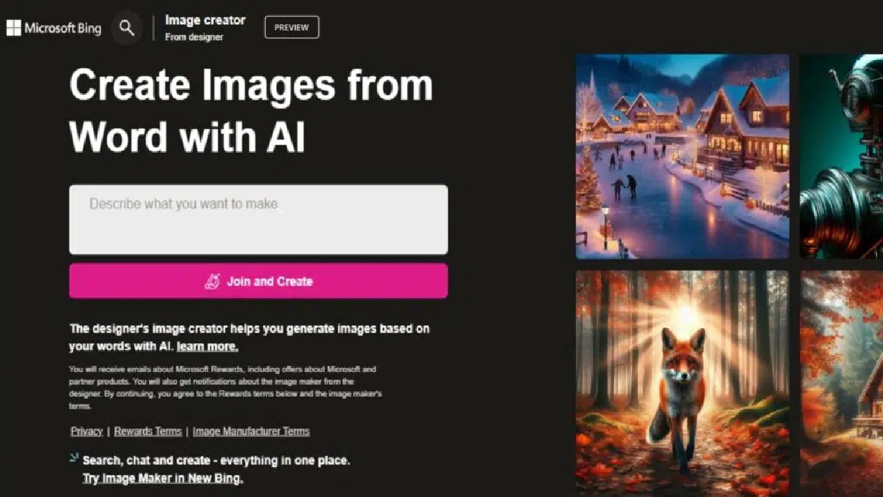 Bing AI Image Generator